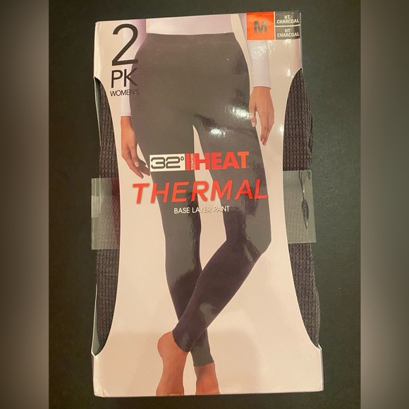 32 Degree Heat 2 Pack Thermal Base Later Pant Size Medium - Picture 1 of 5